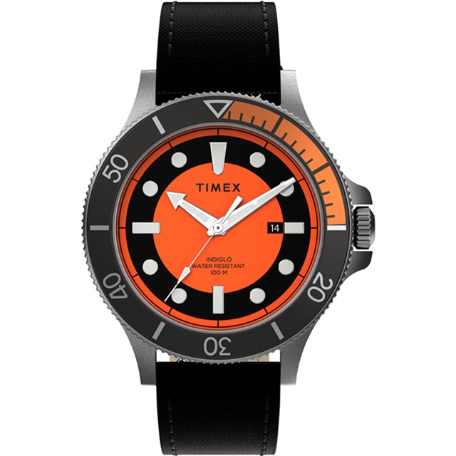 【TIMEX】天美時 遠征系列 探險手錶 ( 黑橘 TXTW2U10700)