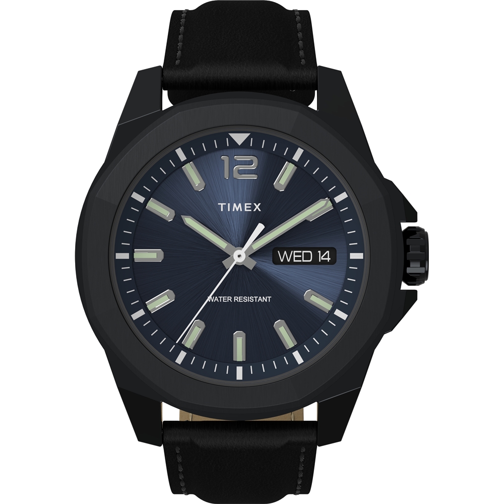 【TIMEX】天美時 風格系列 44 毫米神秘藍經典手錶 (藍x黑 TXTW2V42900)