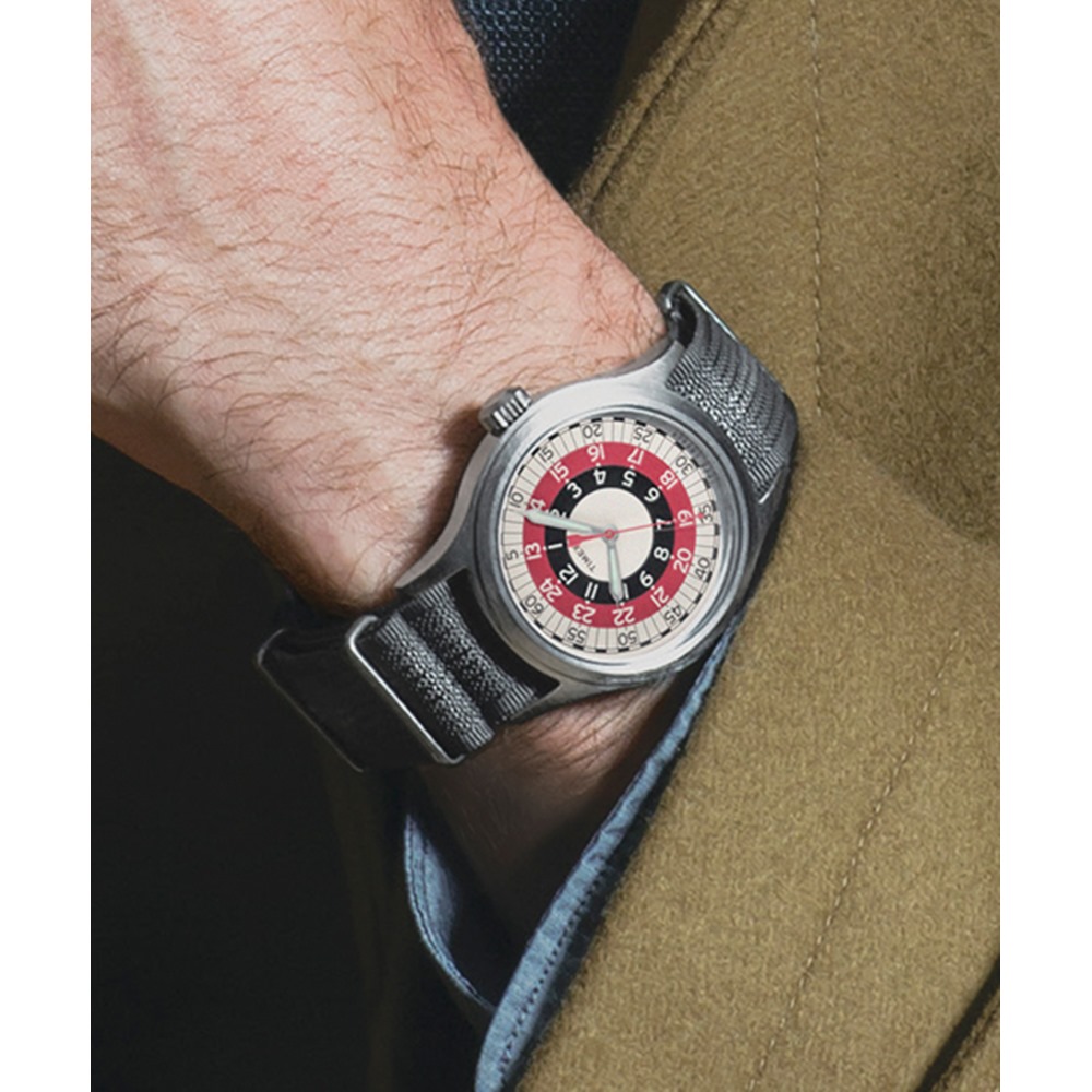 【TIMEX】天美時 x TODD SNYDER聯名限量MOD 摩登輪盤手錶-灰銀/40mm