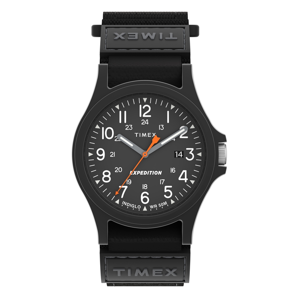 【TIMEX】天美時 遠征系列 探險手錶-黑/40mm