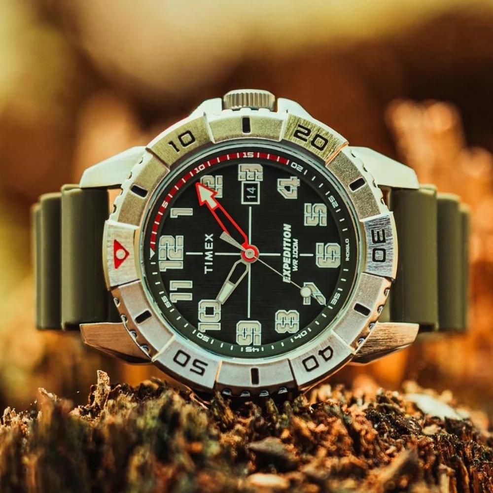 【TIMEX】天美時 遠徵系列 41毫米軍事風格戶外手錶 (綠 TXTW2V40700)