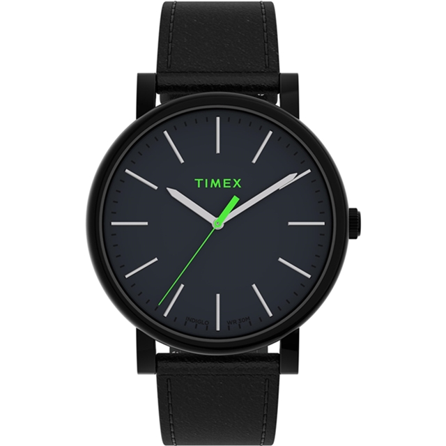 【TIMEX】天美時 復刻系列 42毫米簡約手錶 ( 黑 TXTW2U05700-1)