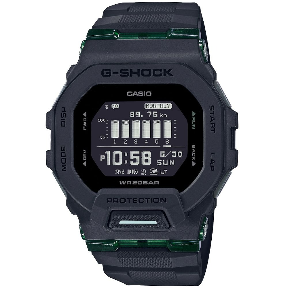 CASIO卡西歐 G-SHOCK 藍牙連線 街頭運動風電子腕錶 GBD-200UU-1