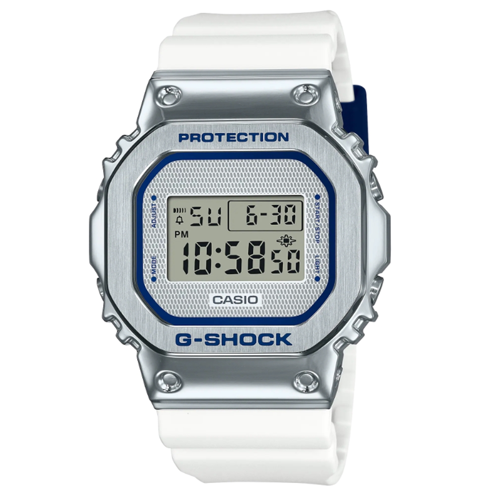 【CASIO】卡西歐 G-SHOCK 冬雪之戀時尚電子錶(GM-5600LC-7)