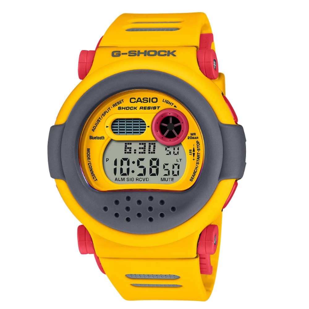 【CASIO 卡西歐】G-SHOCK 原創進化 輕巧強悍 膠囊結構 G-B001MVE-9 47mm