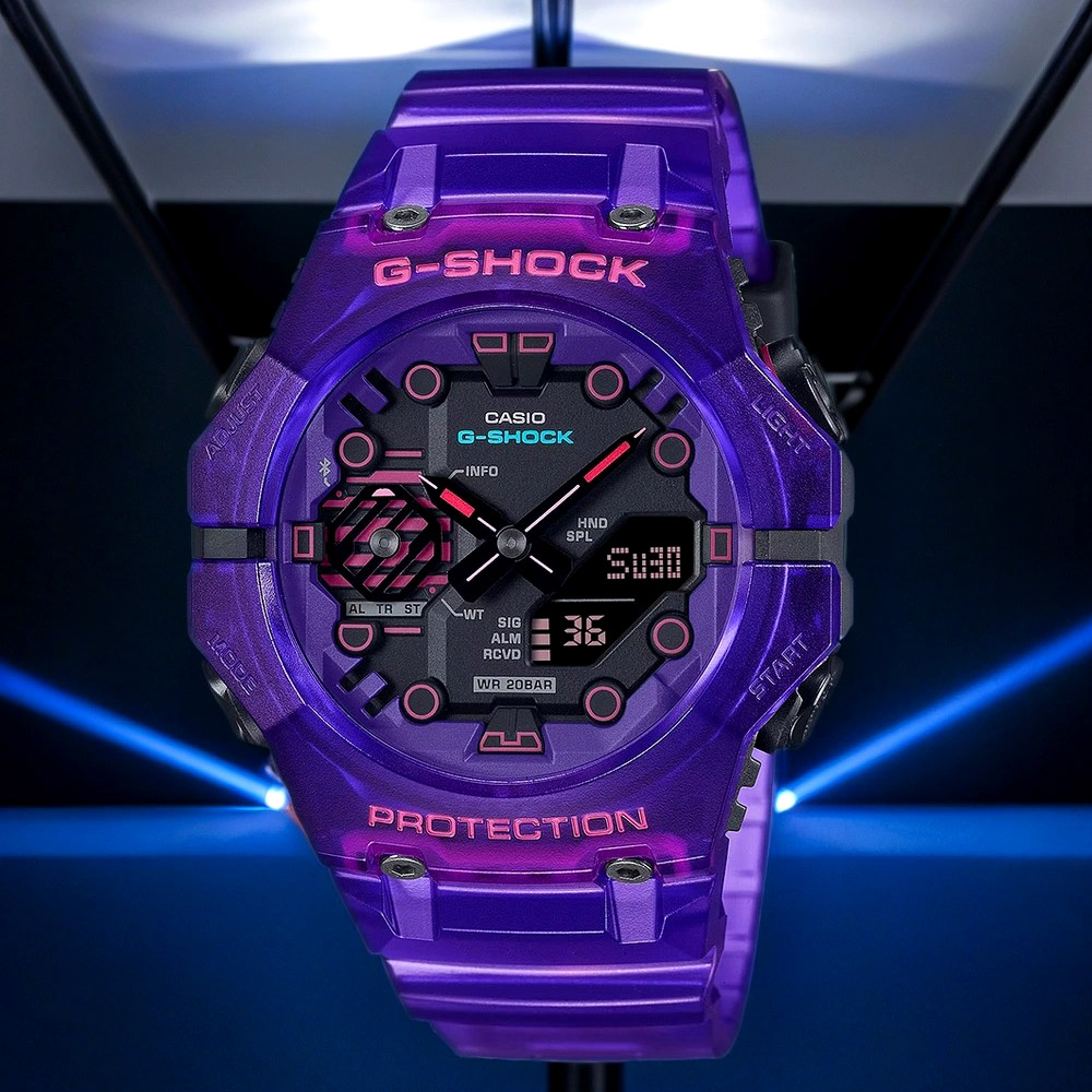 CASIO 卡西歐 G-SHOCK 科幻系列 藍芽手錶(GA-B001CBRS-6A)