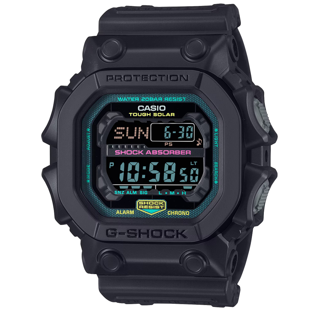 CASIO卡西歐 G-SHOCK 太陽能 虛擬世界 電子腕錶 GX-56MF-1