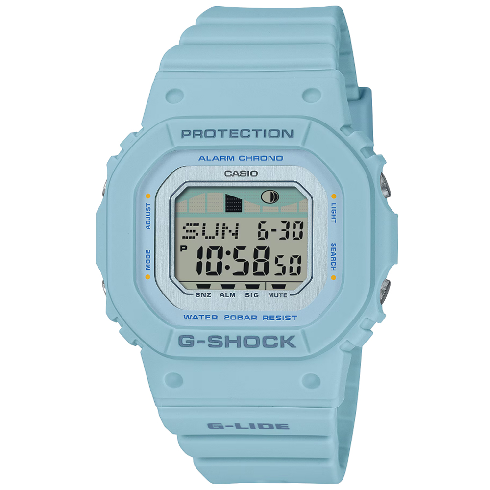 CASIO卡西歐 G-SHOCK 海灘陽光電子腕錶 GLX-S5600-2