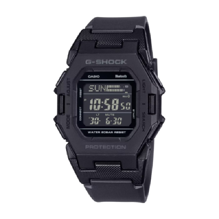 【CASIO G-SHOCK】未來時尚輕巧方形電子腕錶-經典黑/GD-B500-1