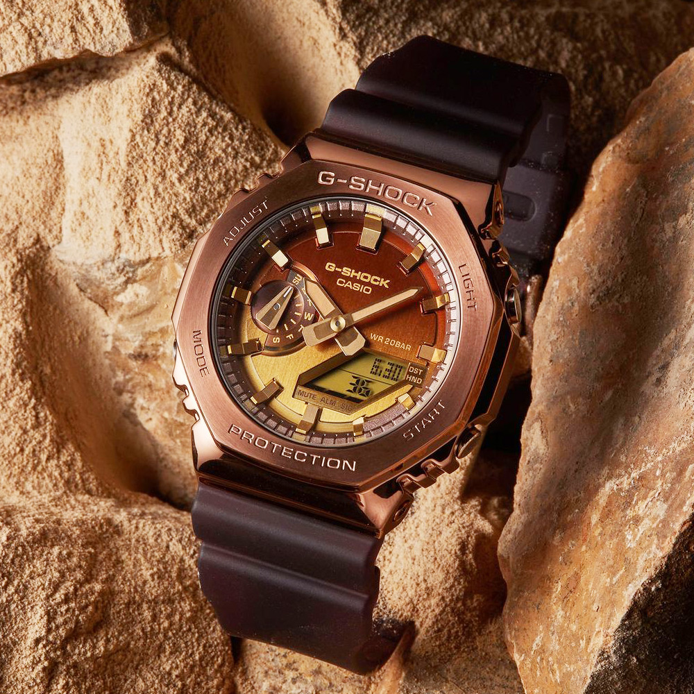 CASIO G-SHOCK 越野冒險系列八角造型計時錶/GM-2100CL-5A