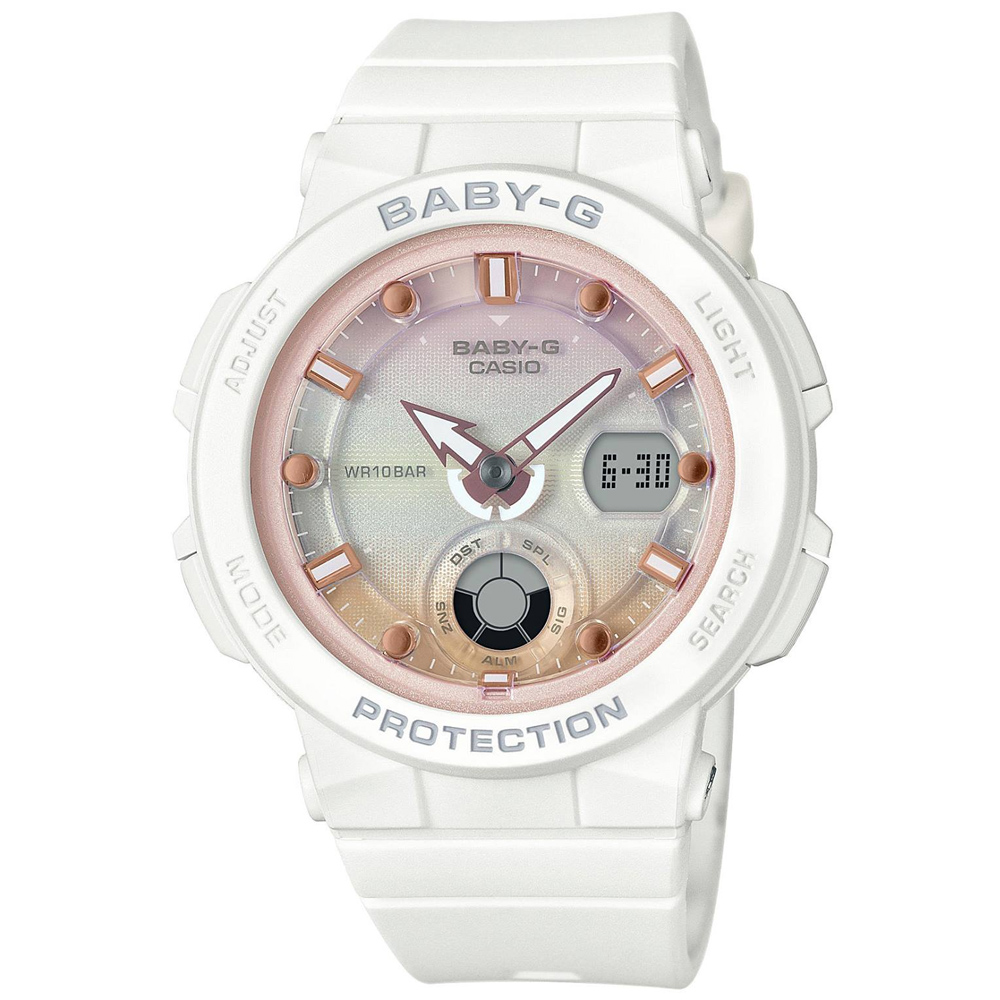 CASIO卡西歐 BABY-G 海灘旅人雙顯腕錶 BGA-250-7A2