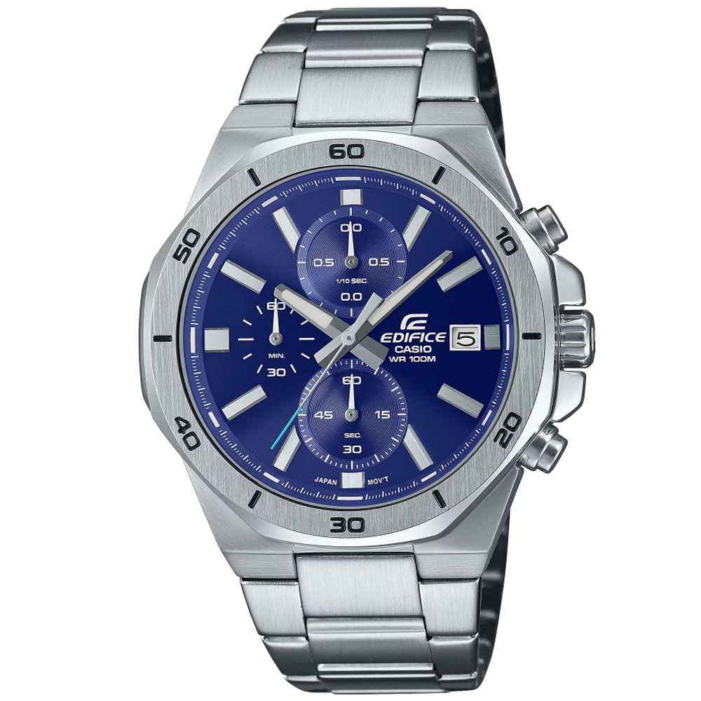 CASIO卡西歐 EDIFICE 八角錶圈 計時腕錶 EFV-640D-2AV