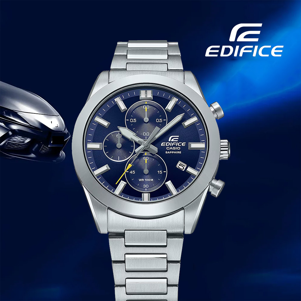 CASIO 卡西歐 EDIFICE 經典運動計時手錶 EFB-710D-2AV