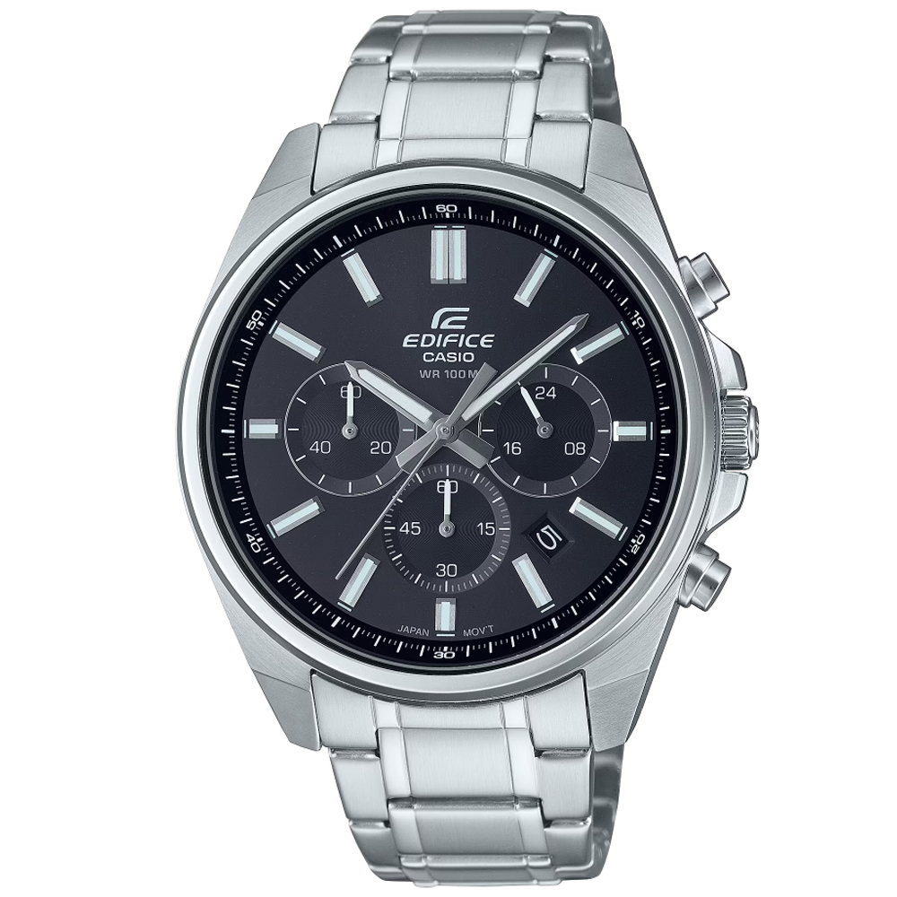 CASIO卡西歐 EDIFICE 經典簡約計時腕錶 EFV-650D-1AV