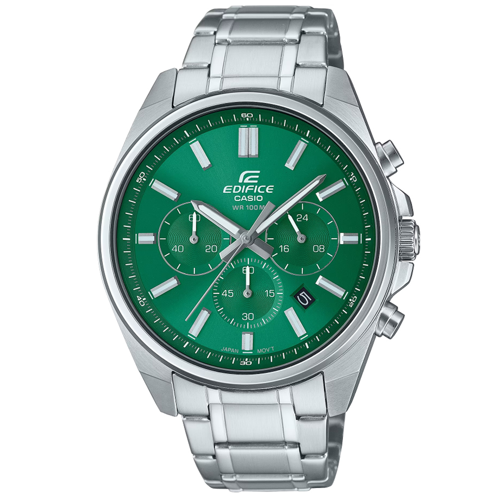 CASIO卡西歐 EDIFICE 經典簡約計時腕錶 EFV-650D-3AV