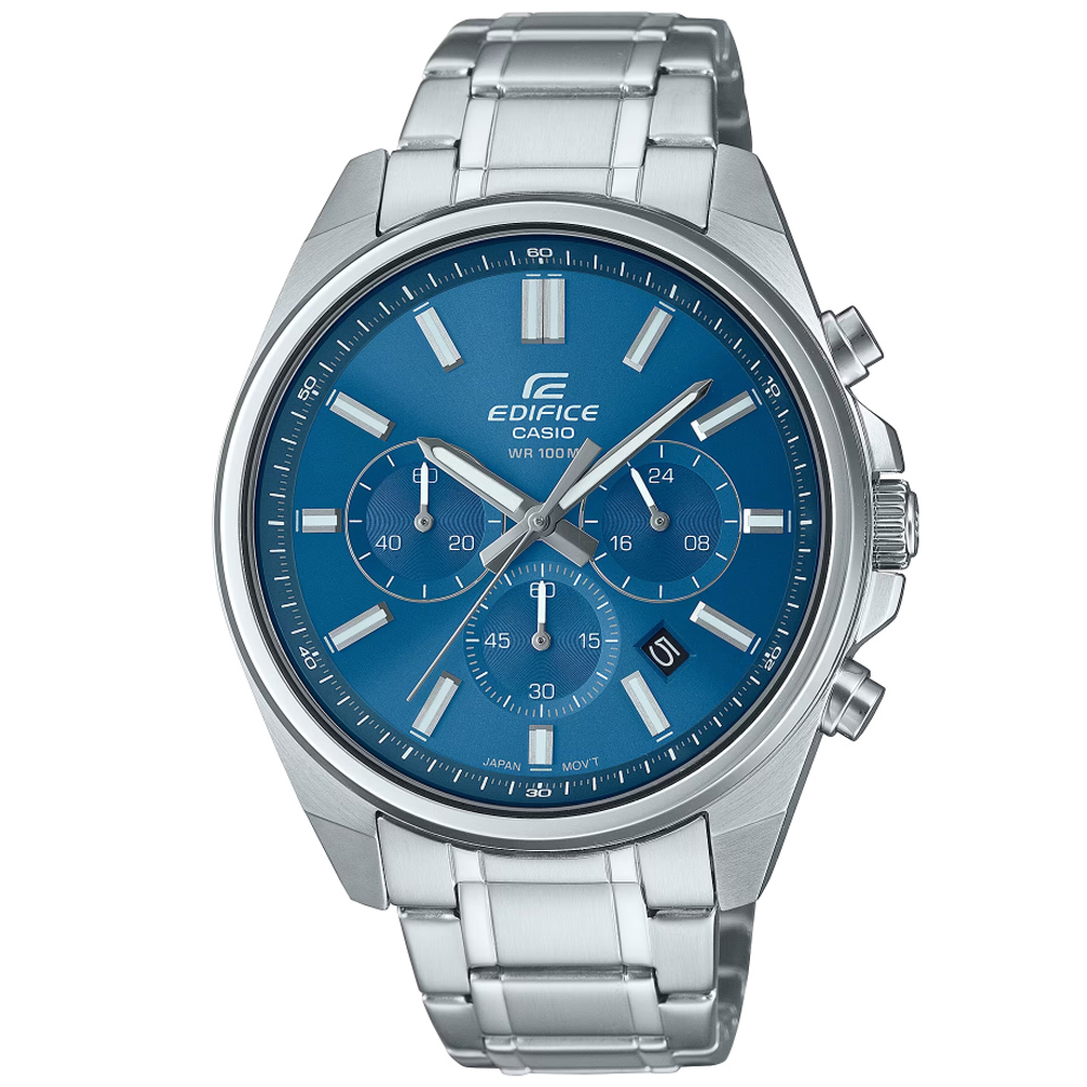 CASIO卡西歐 EDIFICE 經典簡約計時腕錶 EFV-650D-2AV