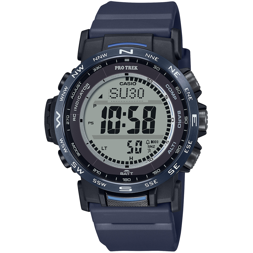 CASIO PRO TREK 環保太陽能三重感應電波登山錶/PRW-35Y-2