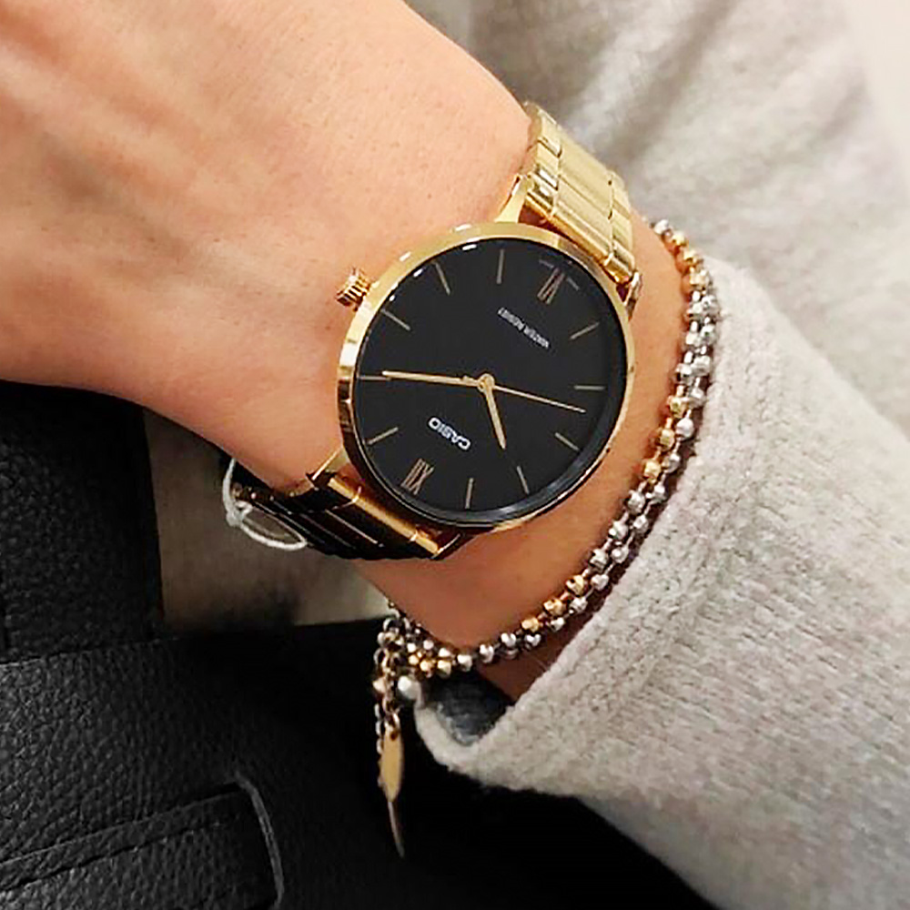 CASIO 卡西歐 LTP-VT01G 簡約防水 基礎三針 時尚 金色 女款 手錶 對錶 34mm