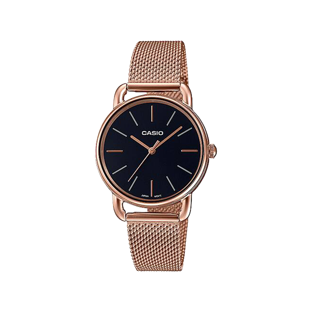 CASIO 卡西歐 LTP-E412MPG-1A 精緻時尚 玫瑰金 米蘭 輕巧 不鏽鋼腕錶 女錶 36.5mm