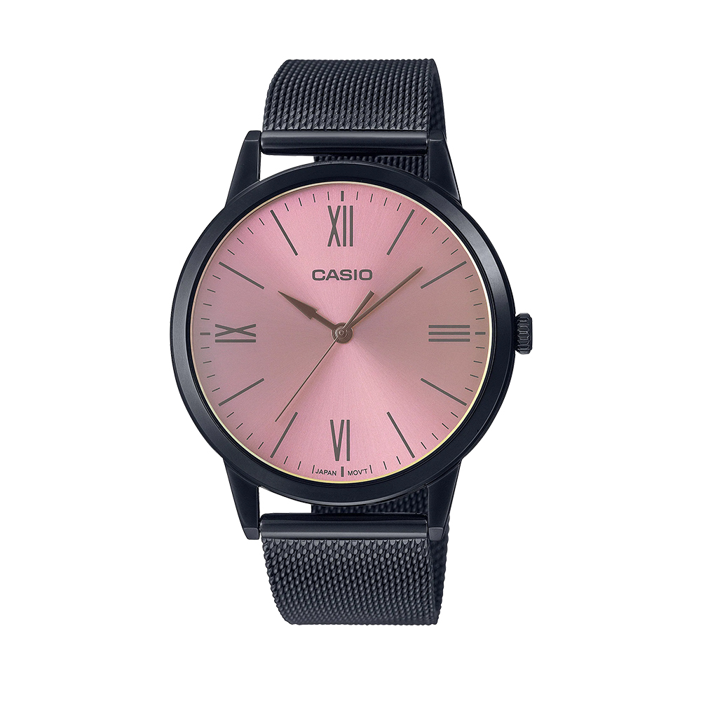 CASIO 卡西歐 MTP-E600MB 流線 精緻時尚 網格帶 腕錶 手錶 41mm