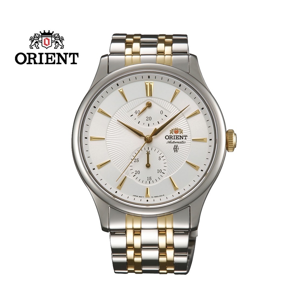 ORIENT 東方錶 CLASSIC系列 40小時動力儲存 鋼帶款 SFM02001W 白色 - 42mm