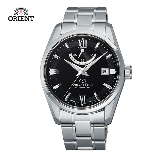 ORIENT STAR 東方之星 CLASSIC系列 經典動力儲存機械錶 鋼帶款 黑色 RE-AU0004B-39.3mm