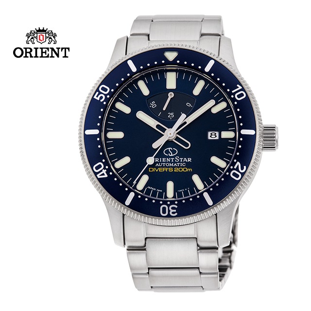 ORIENT STAR 東方之星 DIVERS 200M 系列 機械錶 鋼帶款 RE-AU0302L 藍色 - 43.6mm