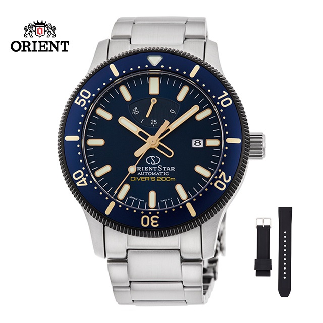 ORIENT STAR 東方之星 DIVERS 200M 系列 機械錶 鋼帶款 RE-AU0304L (全球限量1200只) 藍色 - 43.6mm