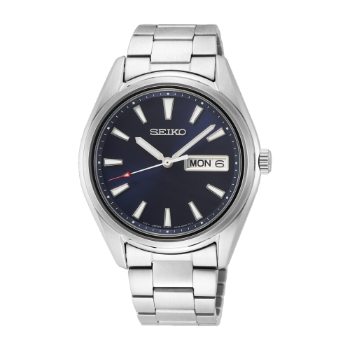 SEIKO 藍面大三針星期日期腕錶6N43-00B0B(SUR347P1)36mm