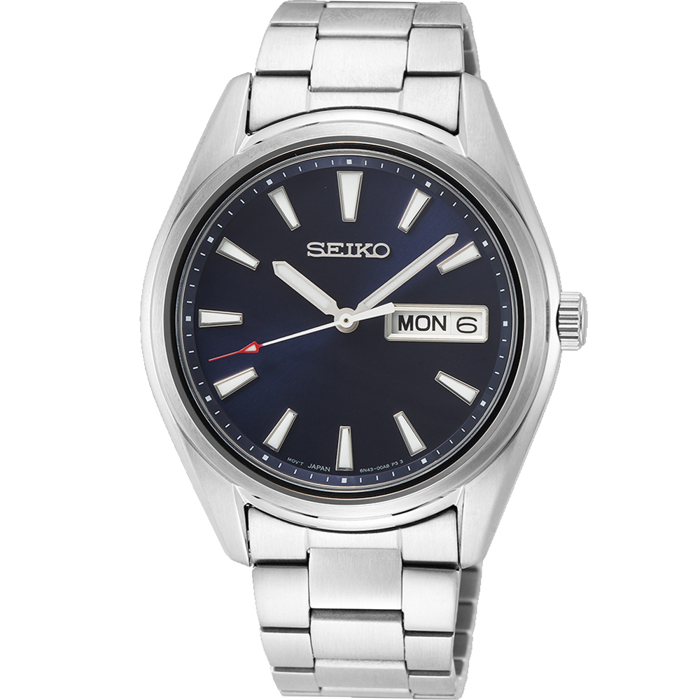 SEIKO 精工 經典百搭簡約時尚腕錶(6N43-00B0B)SUR347P1