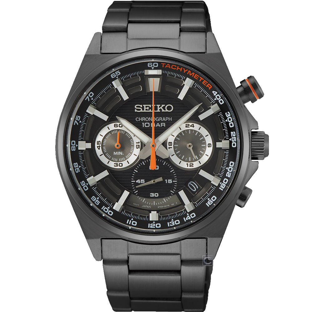 SEIKO 精工 CS 極限競速三眼計時腕錶-8T63-00T0SD(SSB399P1)