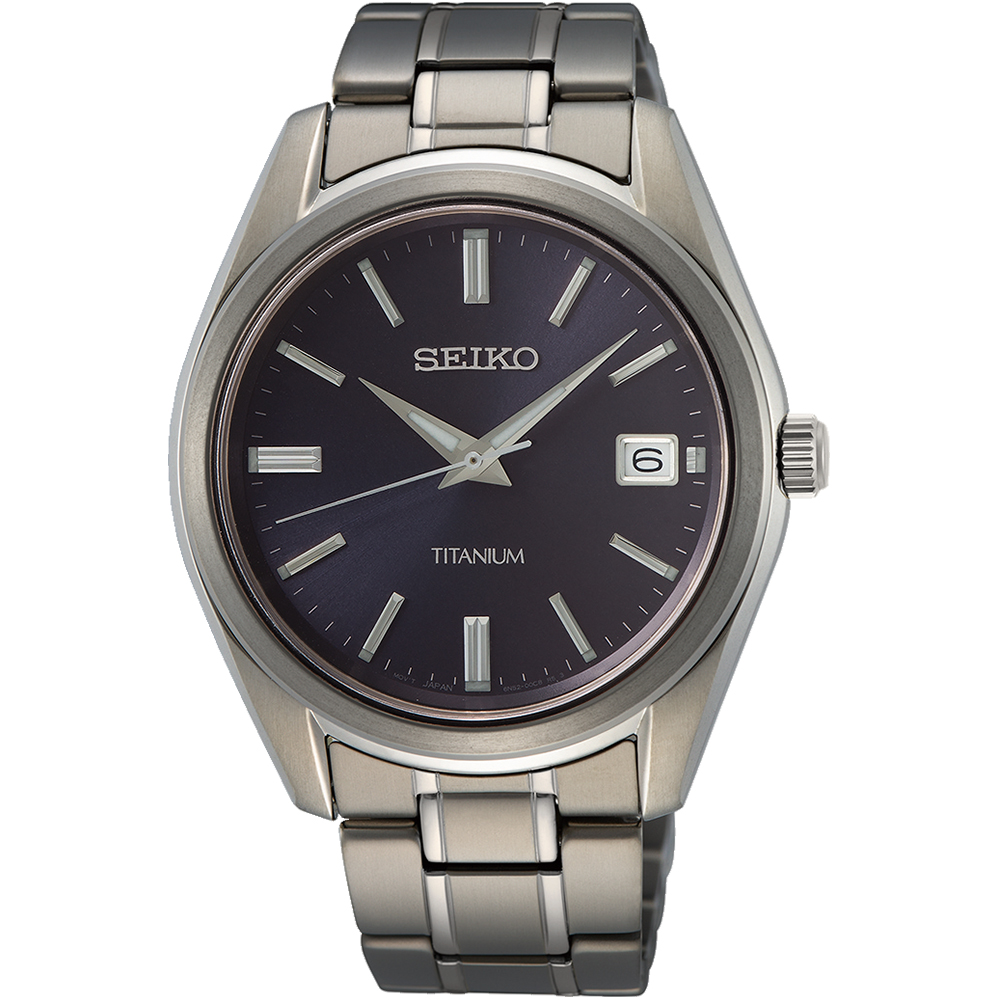 SEIKO 精工 CS系列經典款鈦金屬時尚腕錶/40mm(6N52-00B0V/SUR373P1)
