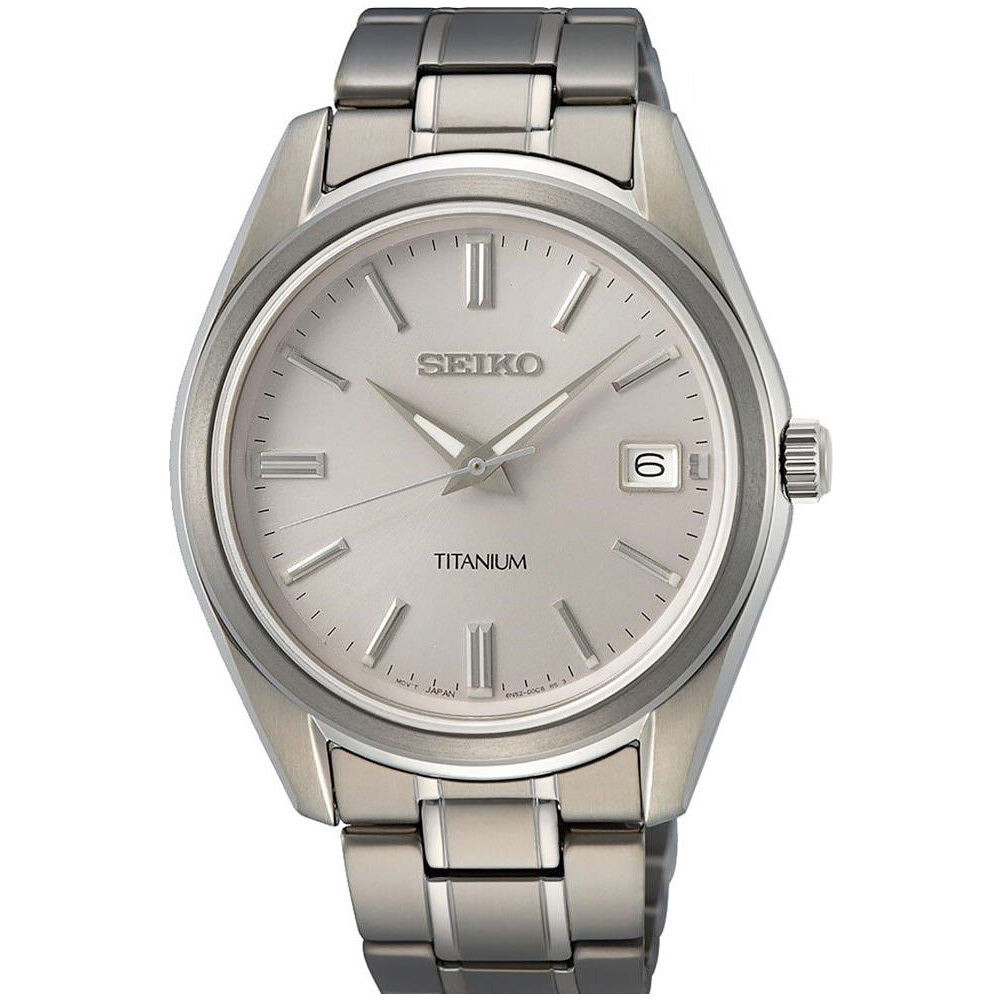 【SEIKO】精工 CS系列 SUR369P1 日期 藍寶石鏡面 鈦金屬男錶 40mm 灰白 6N52-00B0S