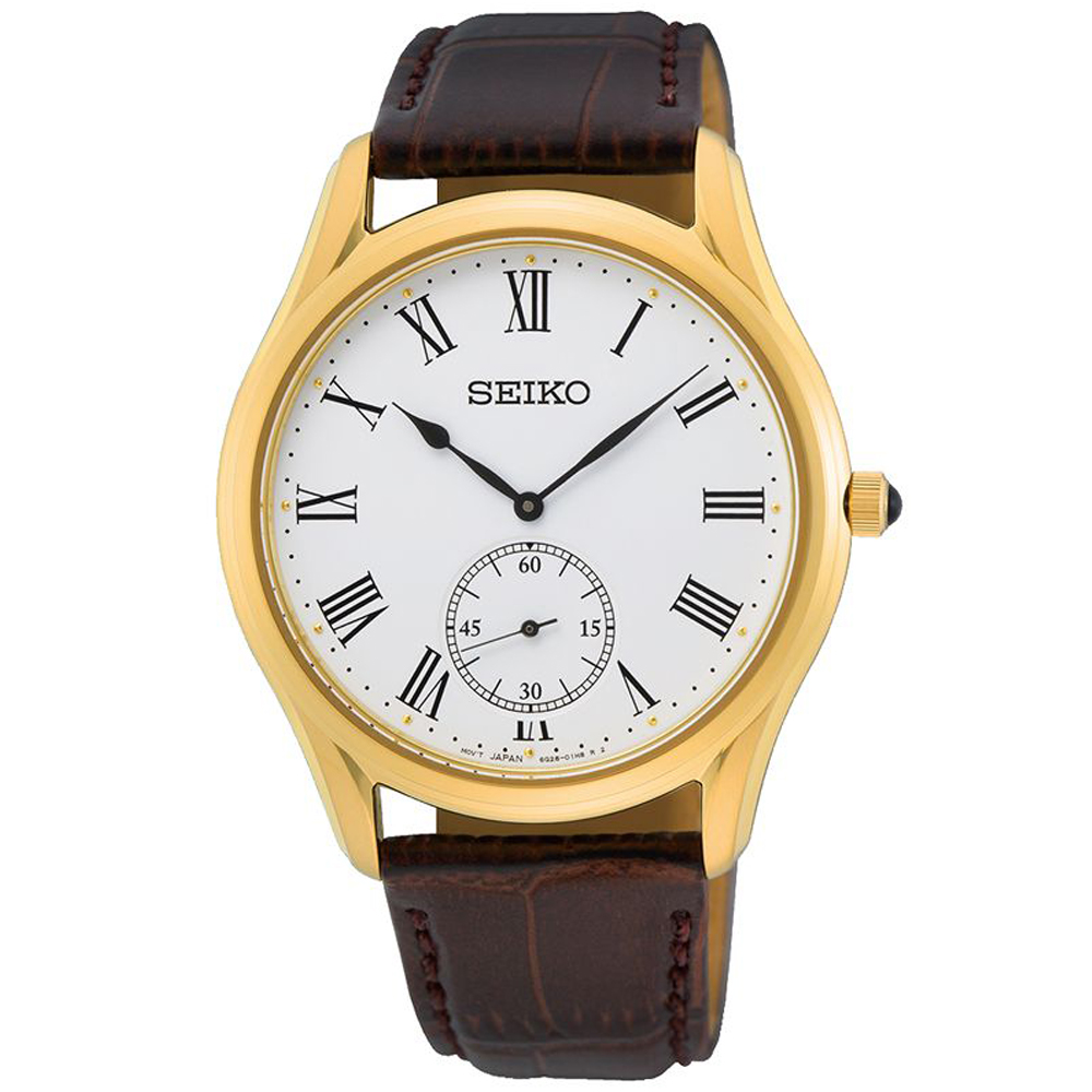 SEIKO 精工 CS系列 日系美學 小秒針 簡約腕錶 (SRK050P1/6G28-01A0G)