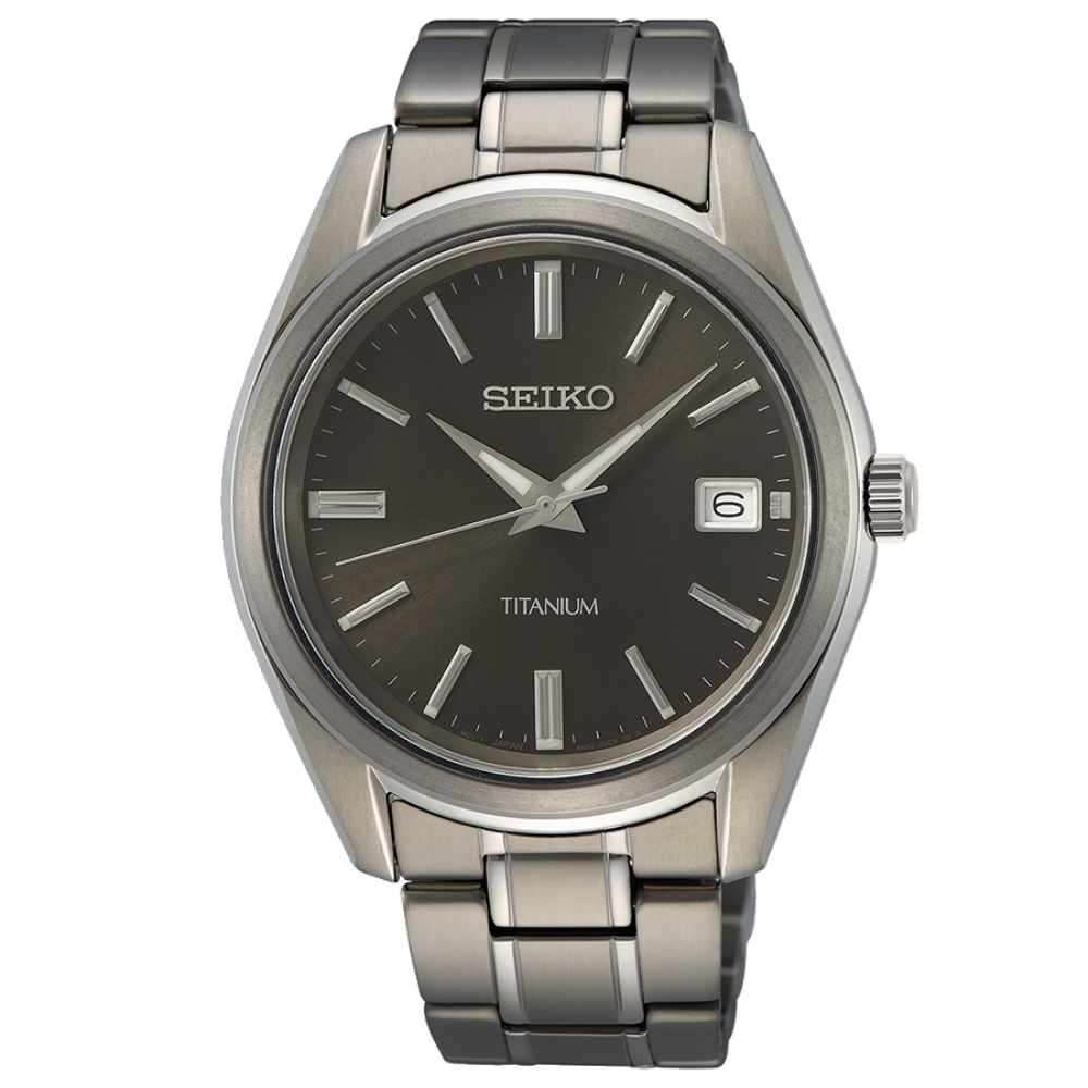 SEIKO 精工 CS系列 鈦金屬 日系簡約腕錶 (SUR375P1/6N52-00B0D)