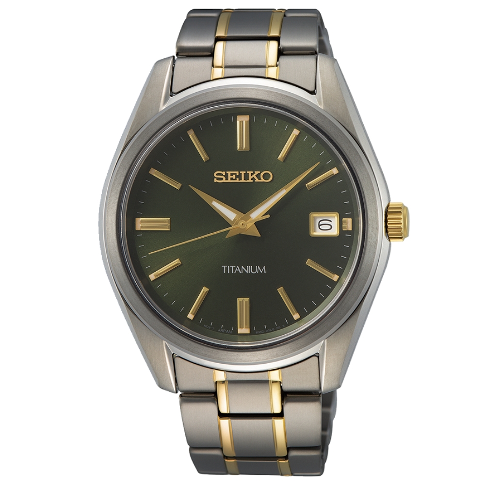 SEIKO 精工 CS系列 鈦金屬 日系簡約腕錶 (SUR377P1/6N52-00B0G)