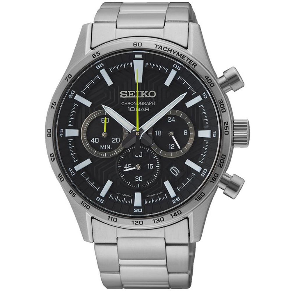 SEIKO 精工 CS系列 三眼計時腕錶 (SSB413P1/8T63-00Y0D)