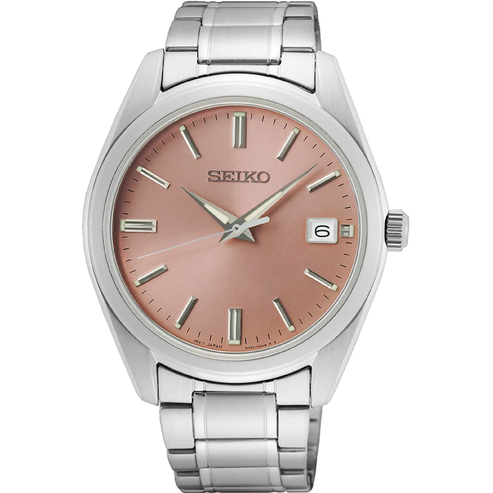 SEIKO精工 CS 城市簡約手錶-40.2mm (SUR523P1/6N52-00A0P)