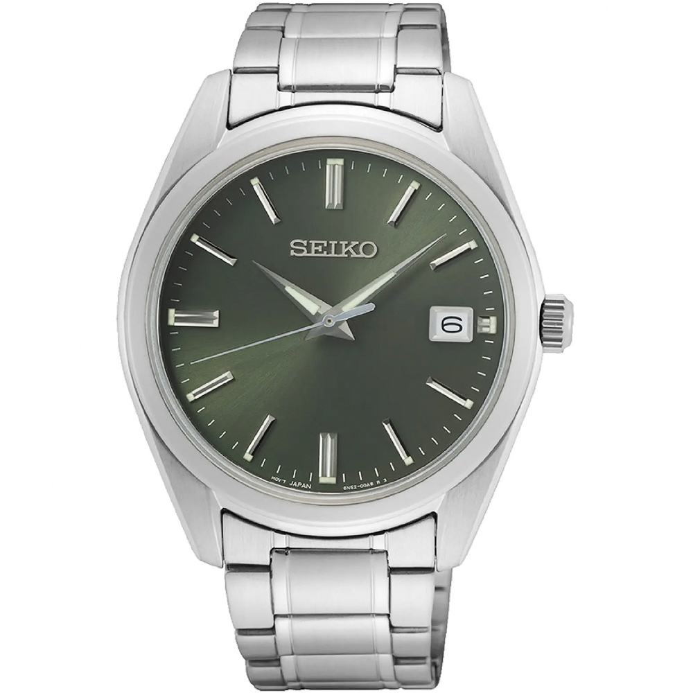 SEIKO精工 CS 城市簡約手錶-40.2mm (SUR527P1/6N52-00A0G)