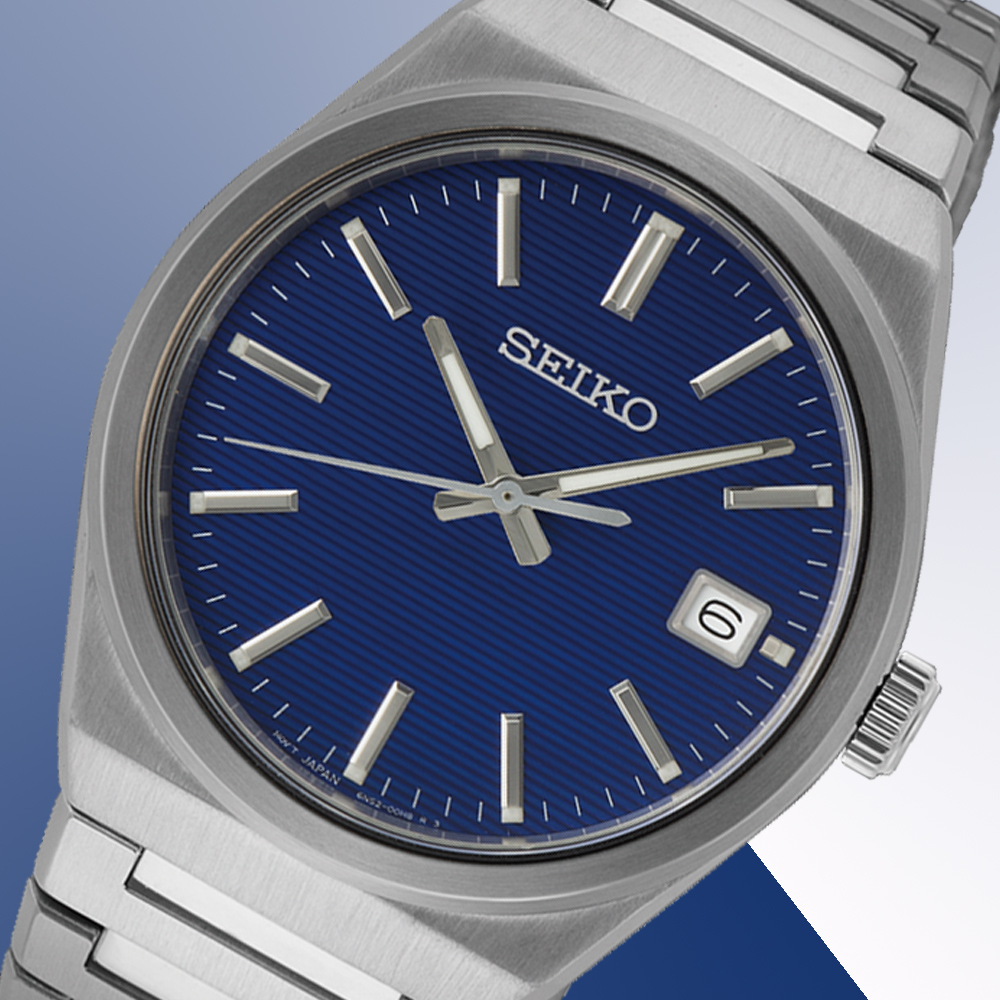 SEIKO 精工 SUR555P1 CS系列簡約石英手錶-39mm 6N52-00H0B