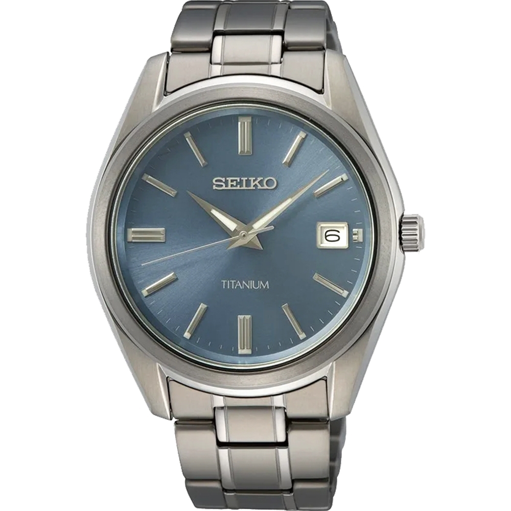 SEIKO 簡約經典鈦金屬腕錶(SUR371P1/6N52-00B0B)-40mm