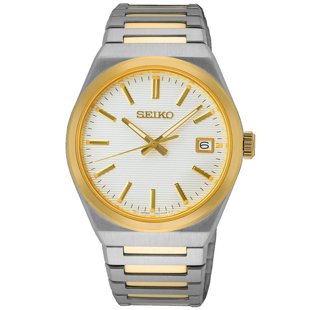 SEIKO 精工 CS系列 簡約經典腕錶 39mm (6N52-00H0KS/SUR558P1)