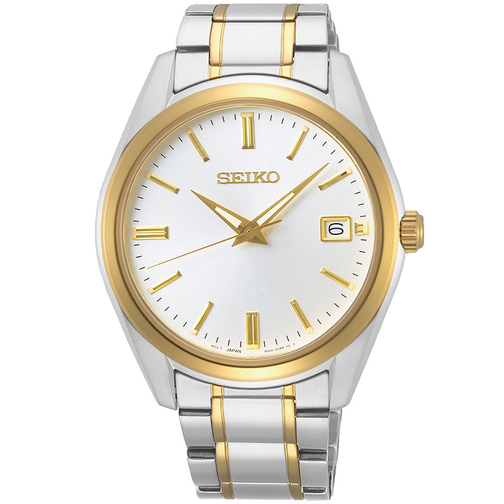 SEIKO 精工 CS系列 簡約日系腕錶 40mm (6N52-00A0KS/SUR312P1)
