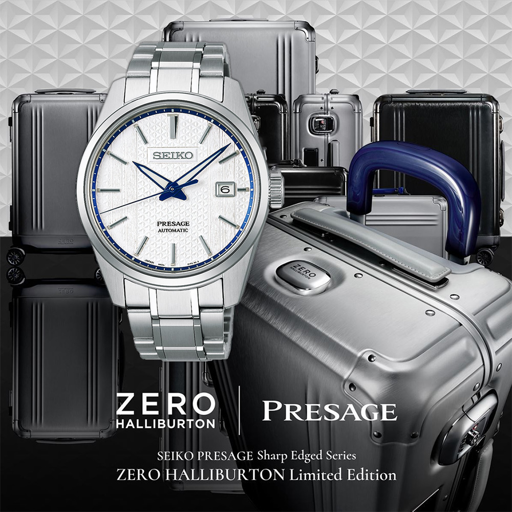 SEIKO精工 Presage X ZERO HALLIBURTON 限量聯名機械錶(SPB277J1/6R35-01Y0S)