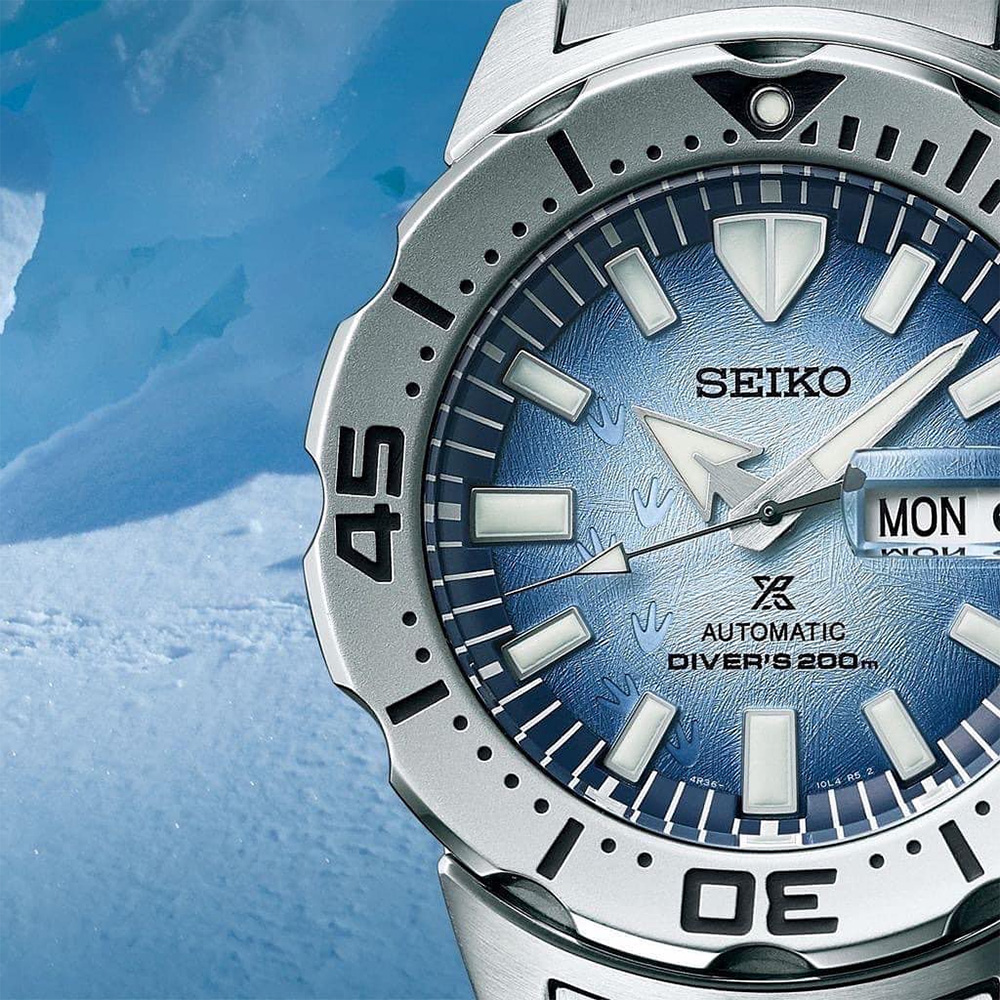 SEIKO 精工 PROSPEX 愛海洋企鵝200米潛水錶/42.4mm (4R36-11C0H/SRPG57K1)