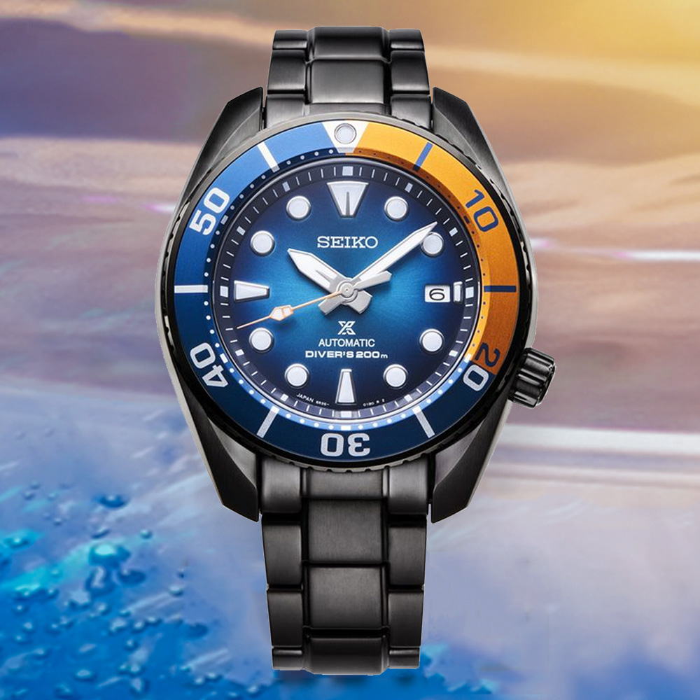 SEIKO 精工 PROSPEX系列 日初 台灣限量 SUMO 潛水機械腕錶 (SPB343J1/6R35-02J0B)