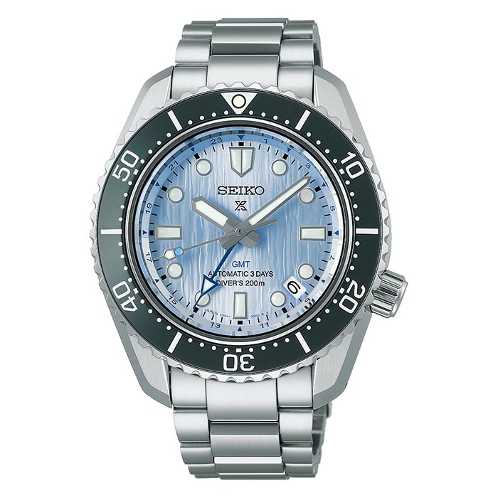 《SEIKO》精工 Prospex 110週年 陶瓷圈 GMT SPB385J1 三日鍊 鋼帶 潛水機械錶 6R54-00C0B 藍
