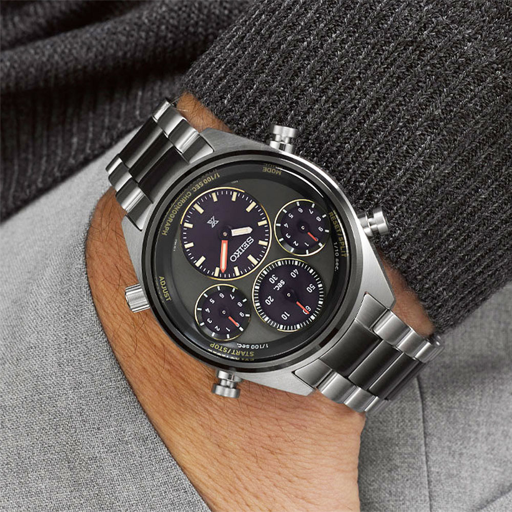 SEIKO 精工 SFJ005P1 Prospex 指標計時40週年限量版 SPEEDTIMER 太陽能計時手錶 8A50-00C0N