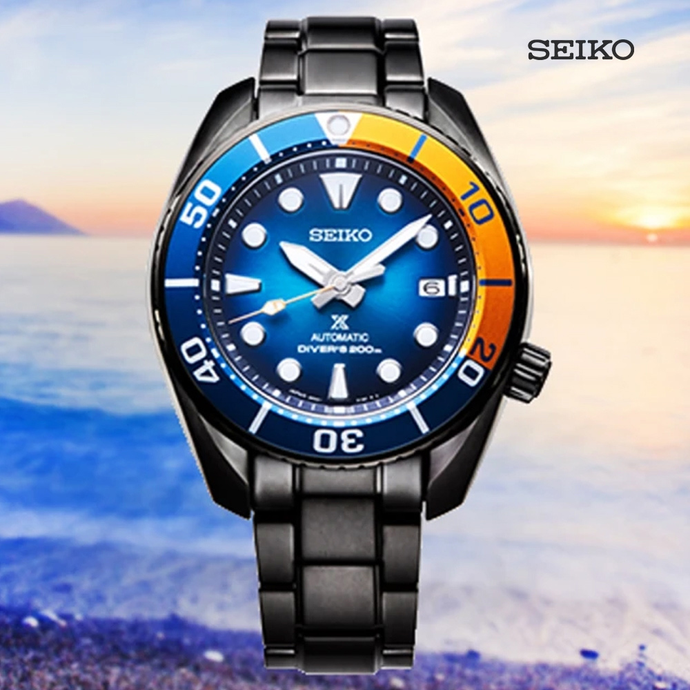SEIKO 精工 PROSPEX台灣限定 日初海洋藍機械錶-45mm(SPB343J1/6R35-02J0B)