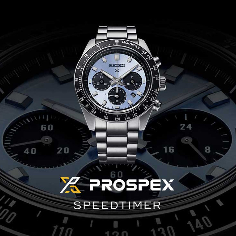 SEIKO 精工 Prospex SPEEDTIMER 太陽能計時腕錶-V192-0AH0U/SSC935P1